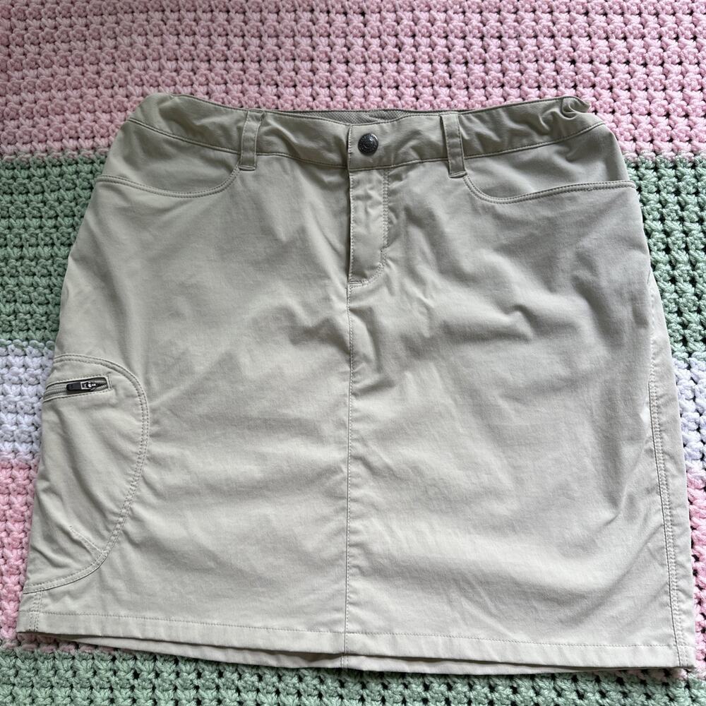 Patagonia Rock Craft Skirt Women’s 6 Beige Stone Active Outdoor Casual Pockets